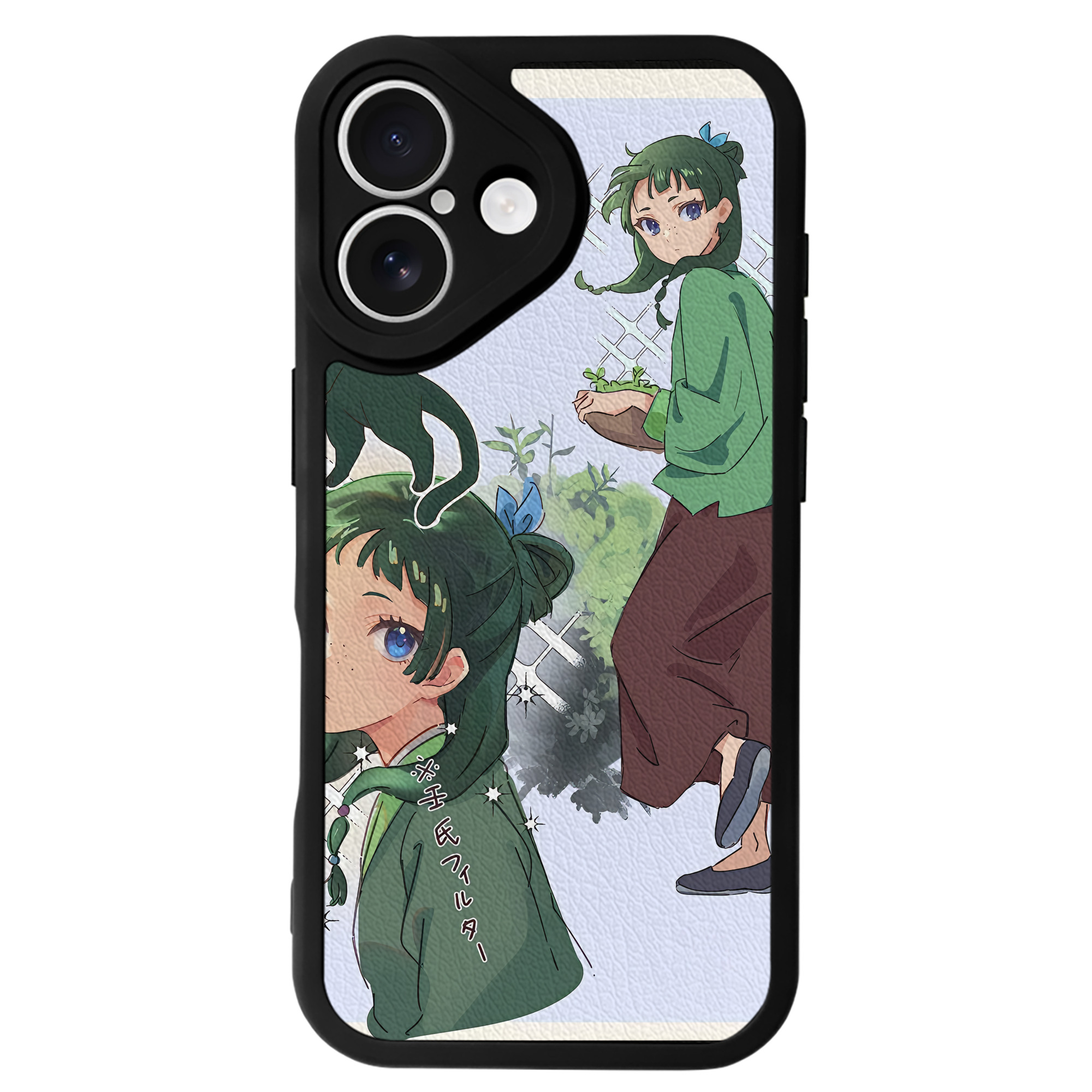 （画像用） 薬屋のひとりごと The Apothecary Diaries 【iPhone 16シリーズ対応】シリコンスマホケース（レザー調） 材質：シリコン